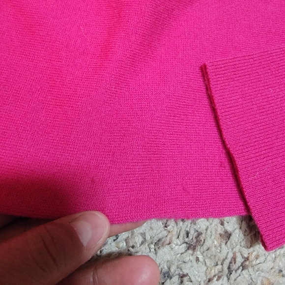 WORTH NEW YORK, WOOL BLEND PINK SWEATER, LARGE - Picture 9 of 9